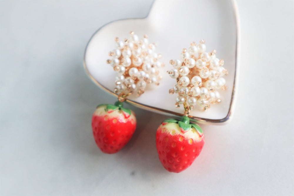 Strawberry earrings