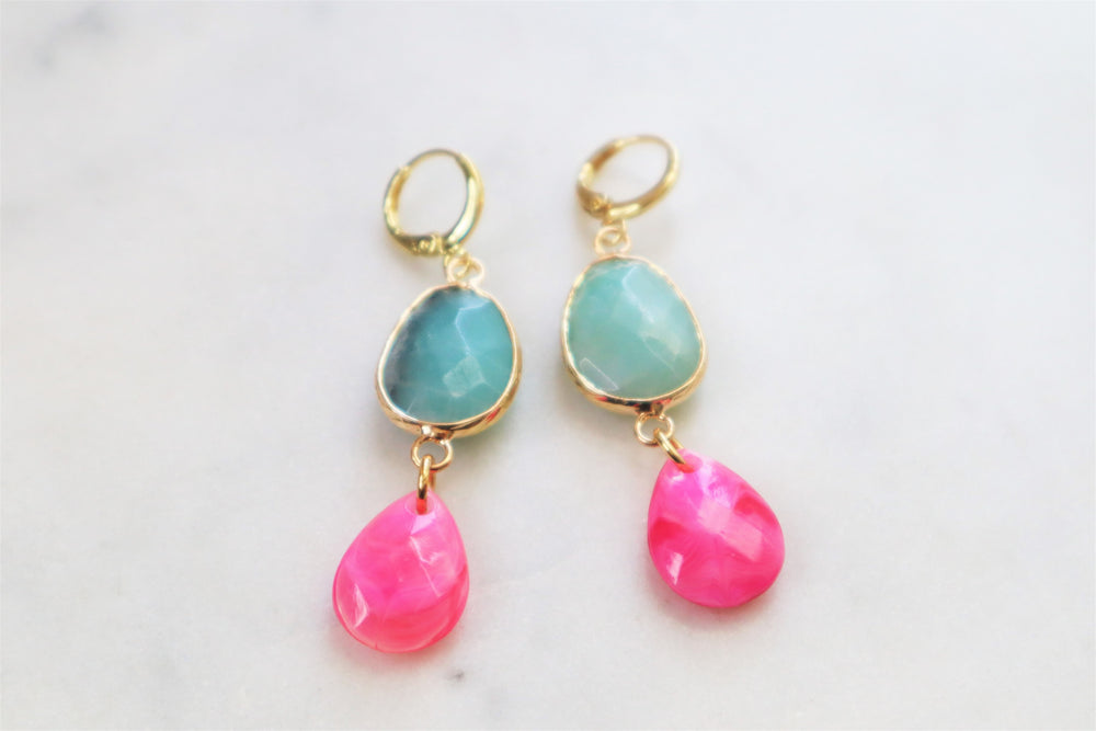 Amazonite earrings