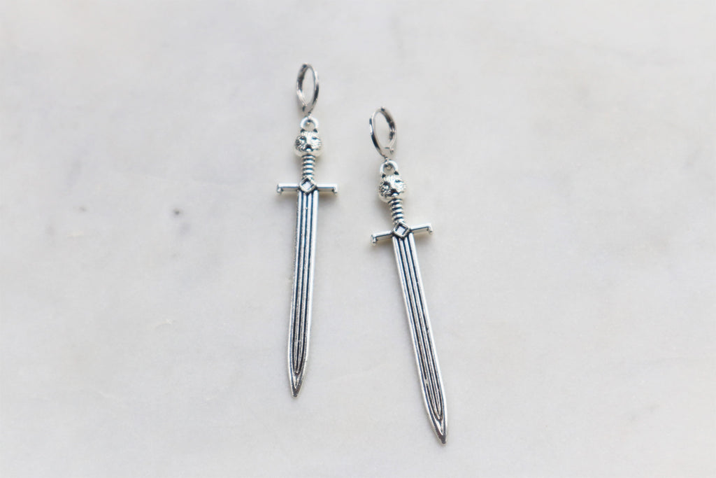 Witcher sword earrings – Hadas Kaplan