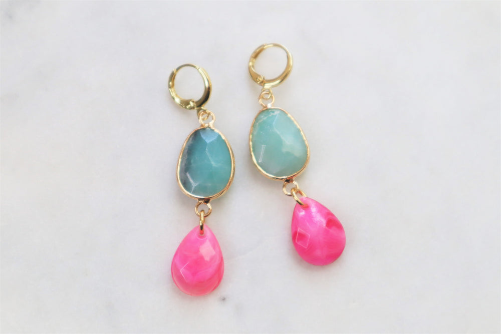 Amazonite earrings