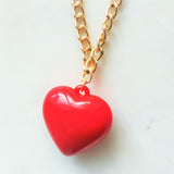 Chunky heart necklace