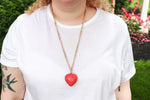 Chunky heart necklace