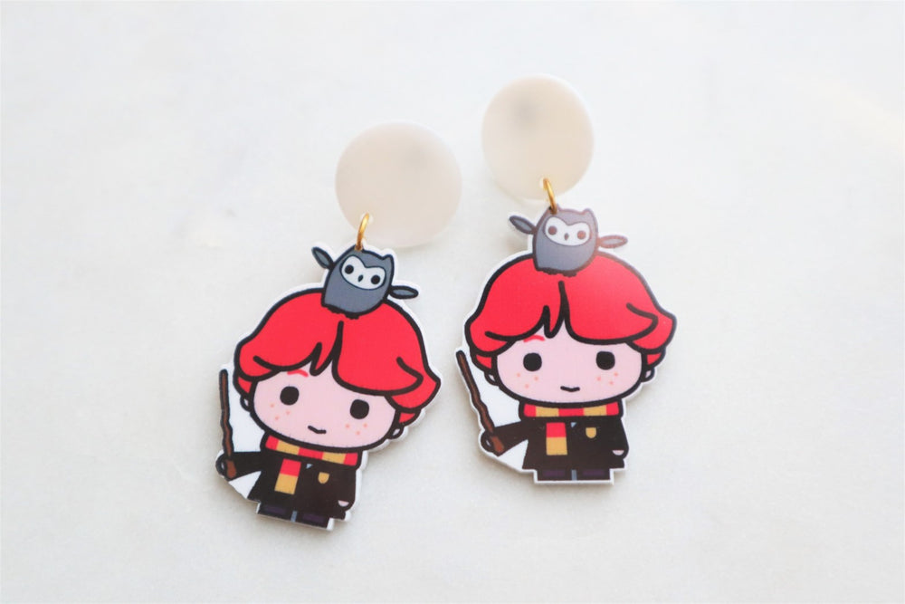 Nostalgic statement earrings