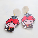 Nostalgic statement earrings