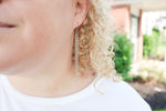Long chain earrings