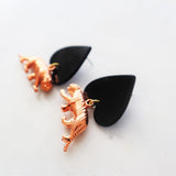 Tiger statement earrings