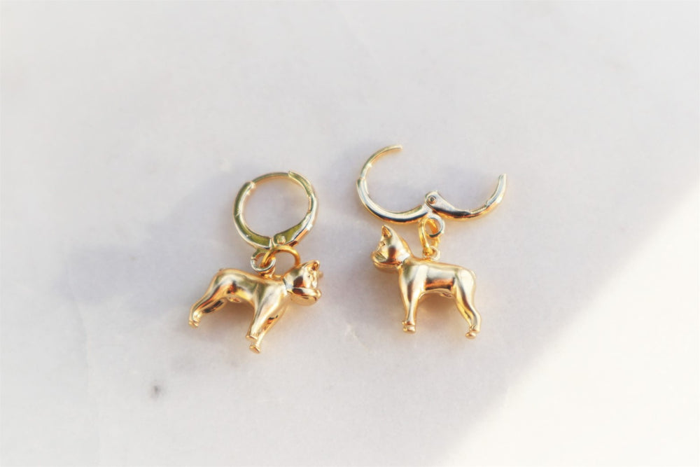 French Bulldog earrings
