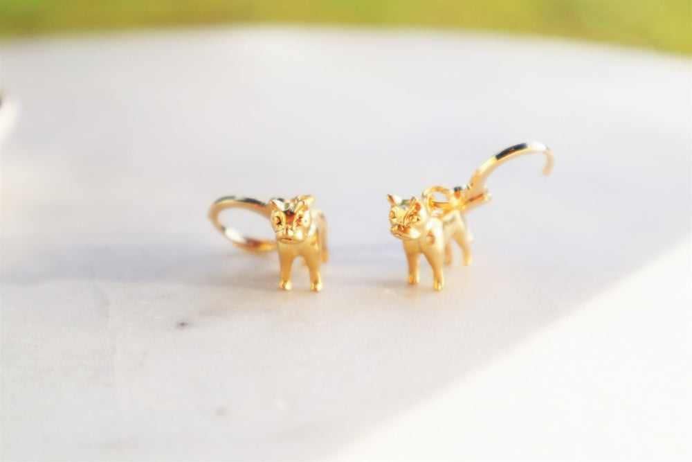 French Bulldog earrings
