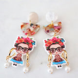 Feminist statement earrings