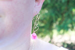Three hearts earrings
