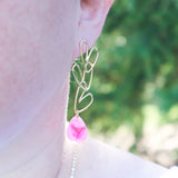 Three hearts earrings