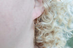 Threader eye earrings