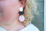 Geometric statement earrings