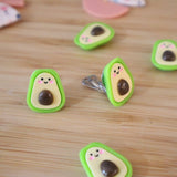 Avocado clip-on earrings for kids