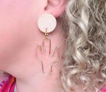 Cactus earrings