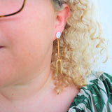 Golden U Earrings