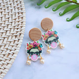 Feminist statement earrings
